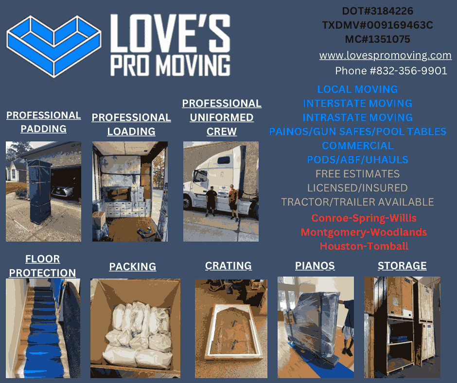 Experienced Movers Conroe TX